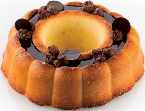 Paradise Silikomart stampo silicone ciambella ø22xh6 cm sezionabile in 14 porzioni