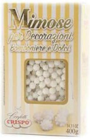 Mimose bianche riccetti di zucchero 400 g Crispo
