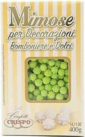 Mimose verdi riccetti di zucchero 400 g Crispo