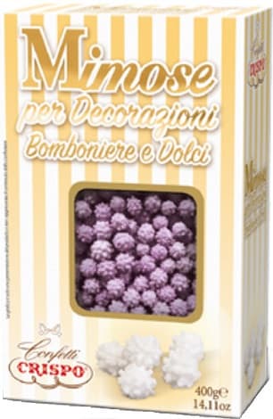 Mimose Lilla riccetti di zucchero 400 g Crispo