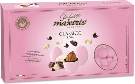 Maxtris classico rosa confetti rosa 1 Kg