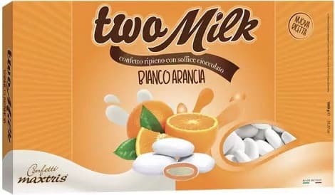 Two Milk Arancia confetti bianchi Maxtris 1 kg