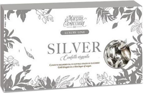 Confetti al cioccolato argento confetti argentati Maxtris 500 g