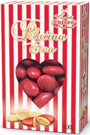 Pelatina Etna Rosso 400 g Crispo confetti rossi con mandorla pelata