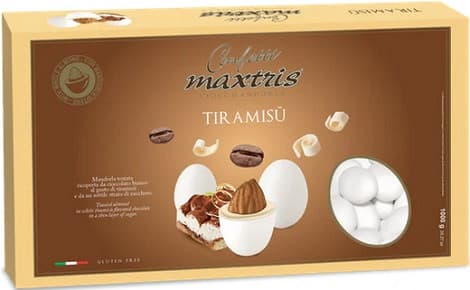 Maxtris Tiramisù confetti bianchi 1 Kg