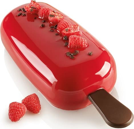 Stecco 01 XXL Silikomart – kit Stampo in Silicone per Torta Gelato Stecco XXL e Stampo Termoformato Sticks