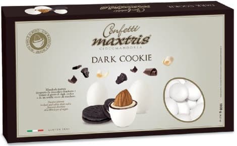 Maxtris Dark Cookie confetti bianchi 1 Kg