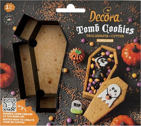 Decora – Tagliapasta Bara 3D in Plastica per Biscotti Halloween