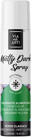 Matty Dark Classic Green Via delle Arti (250ml) – Colorante Alimentare Spray Verde Classico
