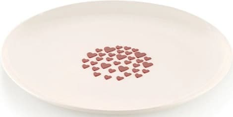 Stencil Cuore Silikomart (2 Pz) – Stampo in Silicone Giallo per Decoro a Cuori Ø10×H0,1cm