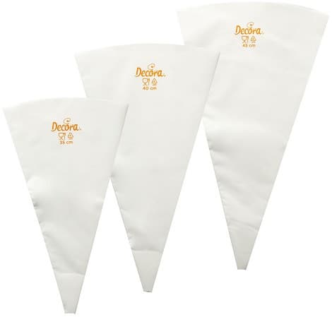 Sac à Poche Light Decora (35/40/45cm) | Plastica Riutilizzabile Antiscivolo | Per Decorazioni Professionali