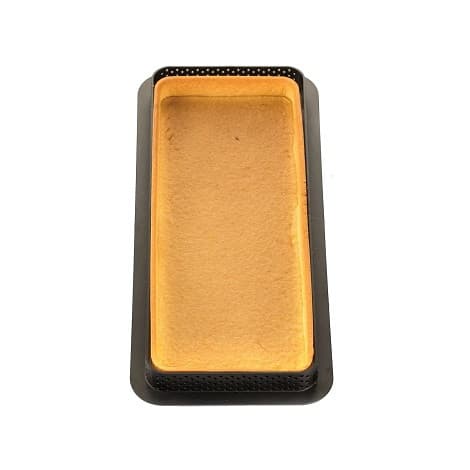 Tarte Ring Rectangular Silikomart (26,5×10,5×H2cm) – Anello Microforato Rettangolare per Crostate e Basi di Frolla