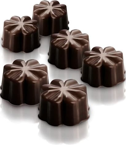 Fleury Silikomart stampo silicone cioccolatini 15 fiori portafortuna di cioccolato ø30xh18,5 mm