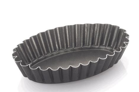 Formina Brioche Ovale in Alluminio Antiaderente Vespa 11×7,5×H2,3cm