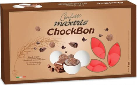 Chock Bon Rosso confetti rossi Maxtris da 900 g
