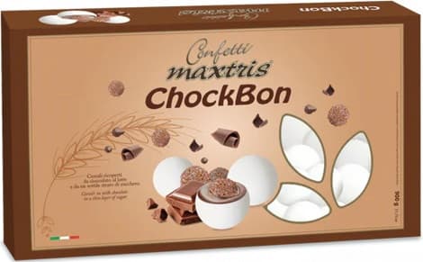 Chock Bon Bianco confetti bianchi Maxtris da 900 g