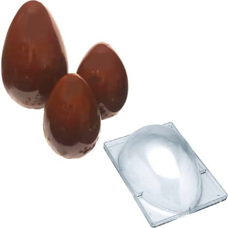 Stampo Uovo di Pasqua in Policarbonato – 1 Cavità da 350g a 1,5Kg