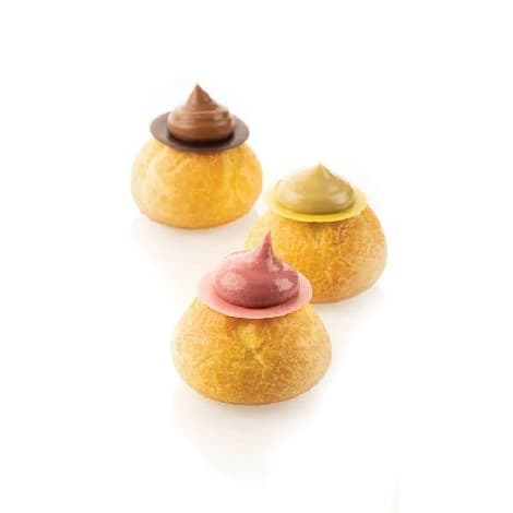 Air Mat Choux Silikomart – Tappetino in Silicone Microforato 583×384mm Doppia Faccia per Bignè a Cottura Perfetta