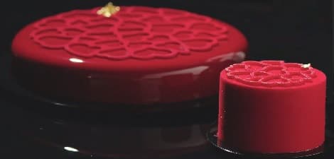 Mini o Love Decor Silikomart – Tappeto Decorativo in Silicone a Tema Cuori (Formati Ø60/145×H1,7mm)