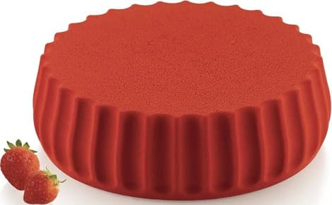 Charme Silikomart (Ø19,3×H6cm) – Stampo in Silicone per Torte Striate 3D (1600ml)