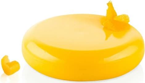 Eclisse Silikomart (Ø18×H4,5cm) – Stampo in Silicone per Semifreddo, Mousse e Torte a Disco 3D