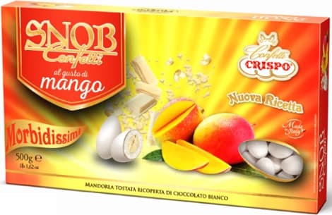 Snob al mango confetti bianchi Crispo 500 g