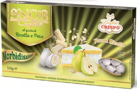 Snob ricotta e pera confetti bianchi Crispo 500 g