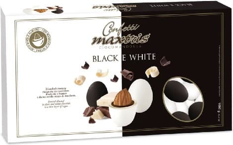 Maxtris classico black & white confetti bianchi e neri 1 Kg