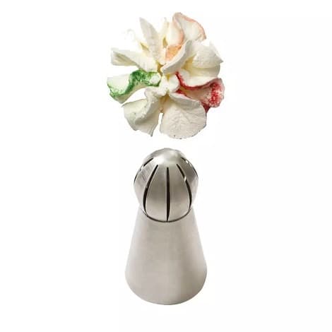 Cornetto Frosting Piccolo Decora N. 39 | Beccuccio Speciale Inox | Per Decori Diretti con Panna Montata su Torte e Dolcetti