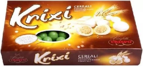 Krixi verdi Crispo confetti verdi tondi ai cereali 900 g