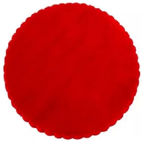 Velo Tulle Orlato Rosso 50pz