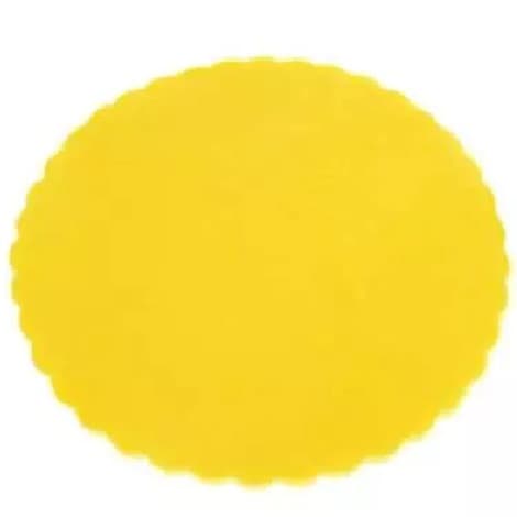 Velo Tulle Orlato Giallo 50pz