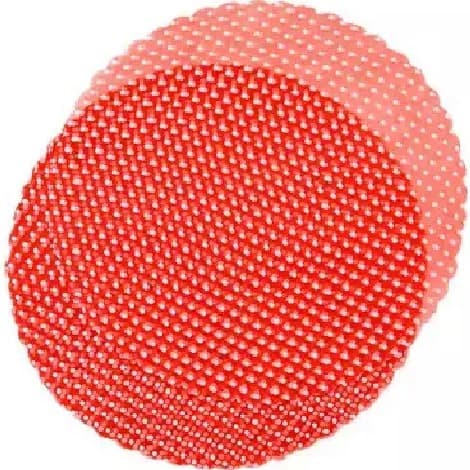 Velo Tulle Orlato Pois 50pz Rosso