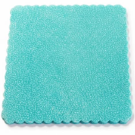 50 Velo Fata in Tulle Orlato Quadrato a Pois Puntinato Tiffany