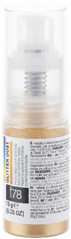 Glitter Dust Oro i78-Silikomart (10g) – Mix di Coloranti Perlescente in Polvere Alimentare