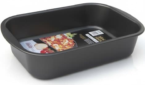 Teglia Sfornatutto Rettangolare Vespa (23×15,5×H5cm) – Alluminio Antiaderente | Per Forno e Air Fryer