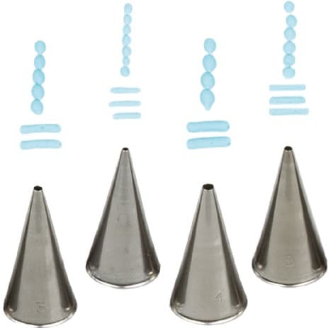 Beccuccio Decora Cornetto Tondo – Inox Professionale per Decorazioni Sottili