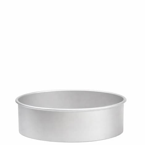 Teglia Tonda Liscia con Bordi Dritti Decora (Ø10/40cm) – Alluminio Anodizzato (H10cm) | Per Torta Americana a Strati