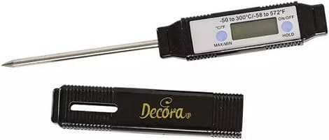 Termometro Digitale Decora (-50°/+300°C) – Con Sonda in Acciaio Inox (7cm)