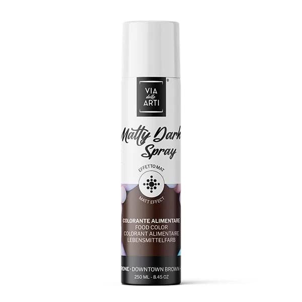 Matty Dark Brown Via delle Arti (250ml) – Colorante Alimentare Spray Marrone Scuro