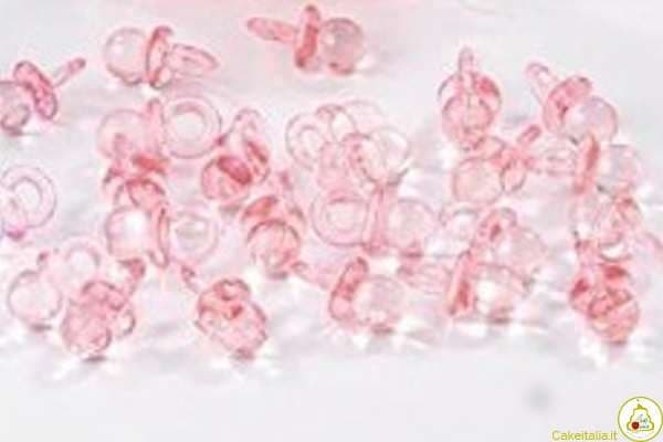 Ciuccio Colore Rosa 8 pz da 2,5 cm