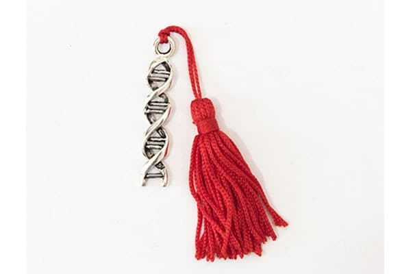 Ciondolo Applicazione DNA in Zama con Nappina per Laurea Biologia