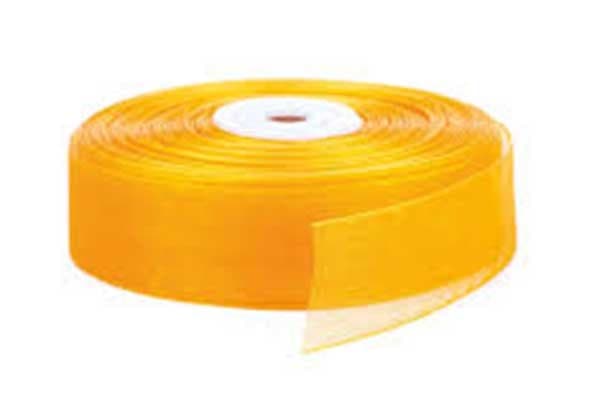 Nastro in Organza Giallo 25mmx45mt