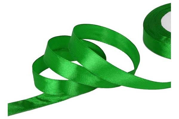 Nastro Doppio Raso Verde Smeraldo 20mmx50mt