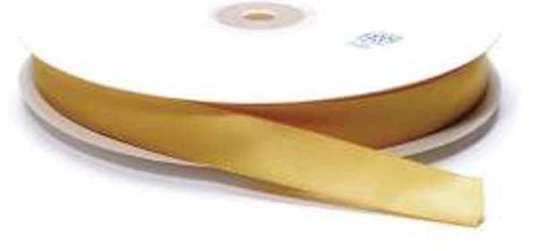 Nastro Doppio Raso Oro 10mmx50mt