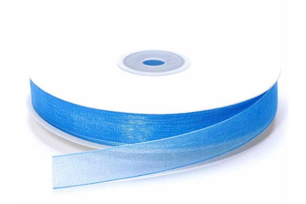 Nastro in Organza Turchese 20mmx23mt
