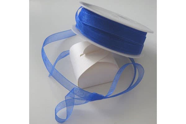 Nastro in Organza Royal Blue 10mmx50mt