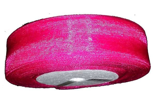 Nastro in Organza Fucsia 25mmx45mt