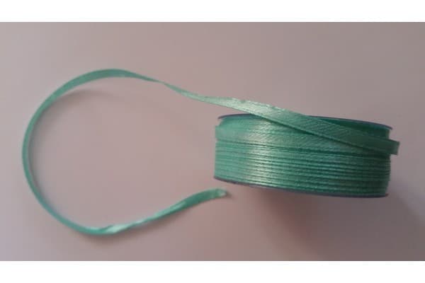 Nastro Doppio Raso Verde Tiffany 3mmx50mt