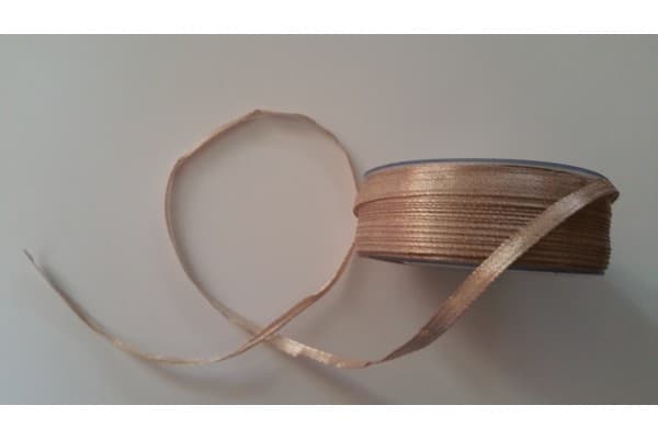 Nastro Doppio Raso Cipria 3mmx50mt